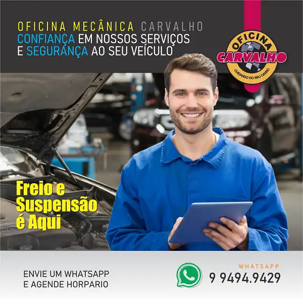 Propaganda Freio e Suspensão Oficina Mecânica
