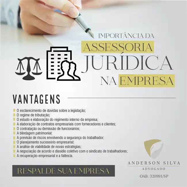 Propaganda Importância da Assessoria Jurídica na Empresa
