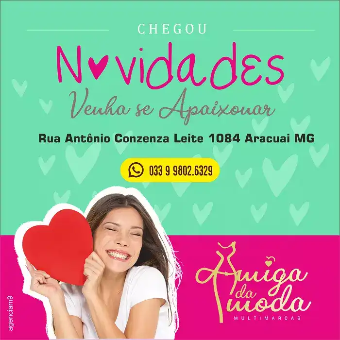 
Propaganda Inauguração Loja de Moda Feminina



