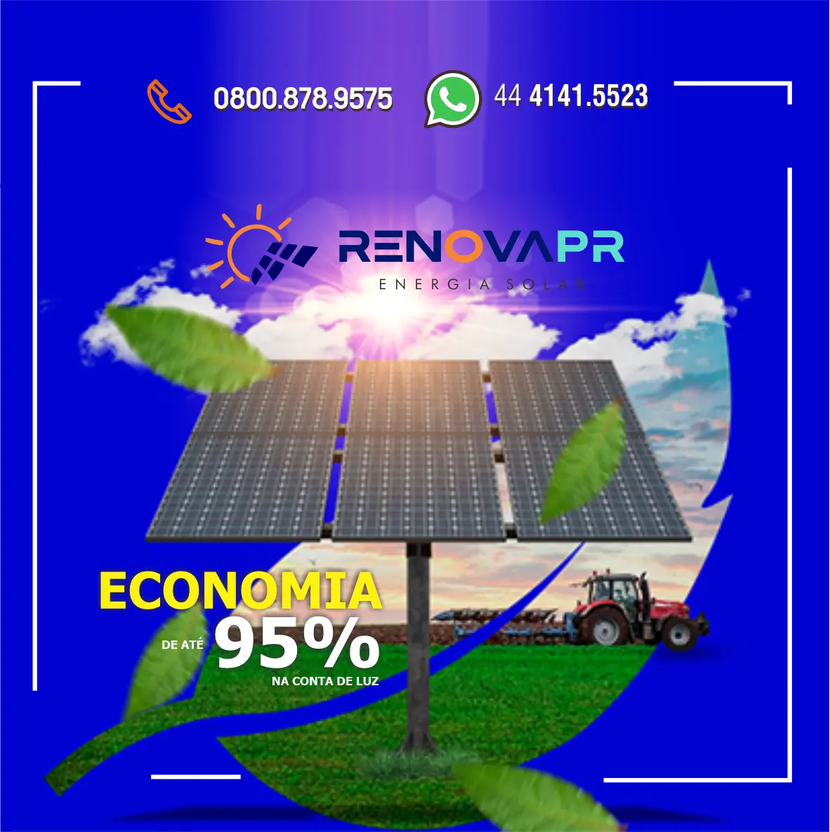 
Propaganda Instagram Energia Solar Setor Agrícola



