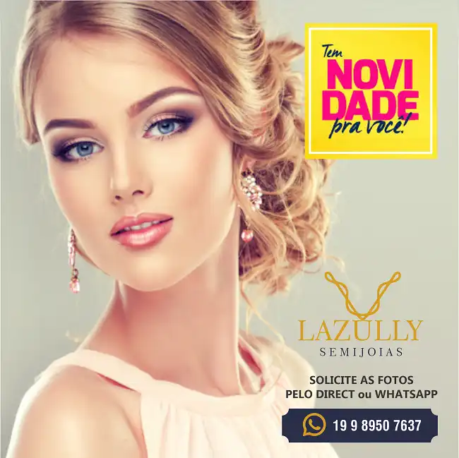 Propaganda Lançamento de Brinco Semijoia
