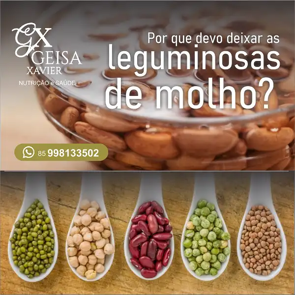 Propaganda Leguminosas de Molho Nutricionista
