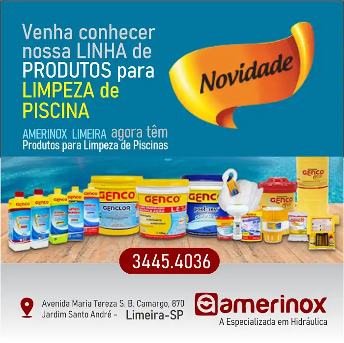 Propaganda Linha de Produtos Limpeza de Piscina
