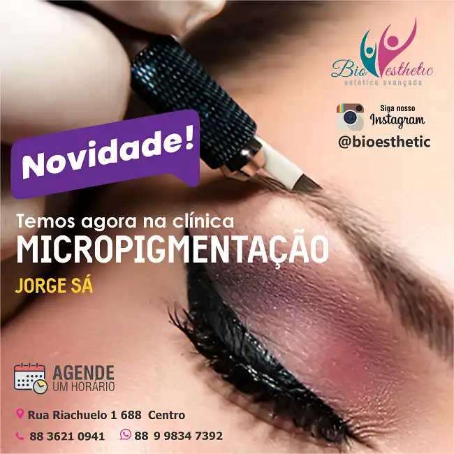 Propaganda Micropigmentação Estética
