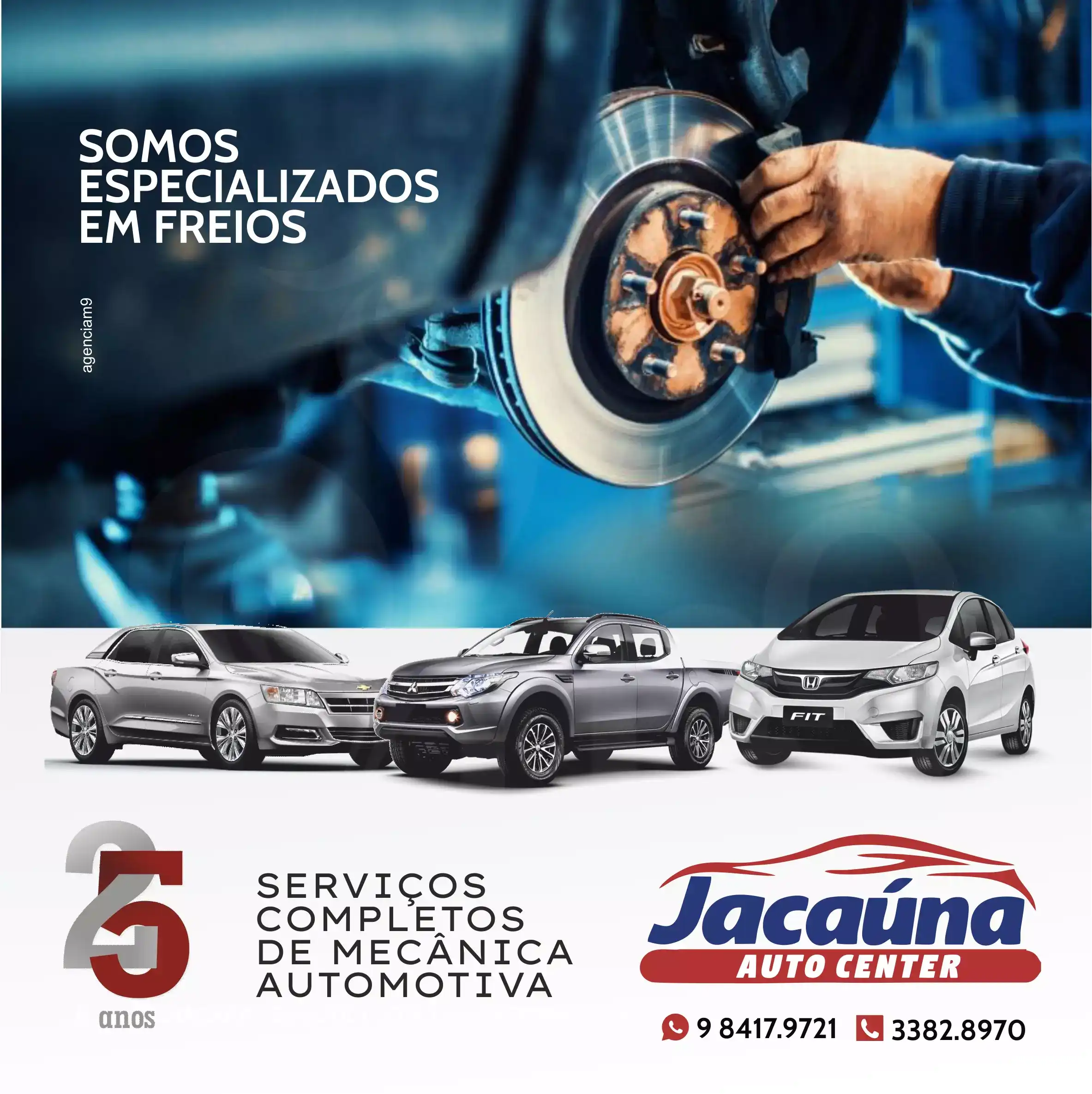 
Propaganda Oficina Mecânica Especializada em Freios



