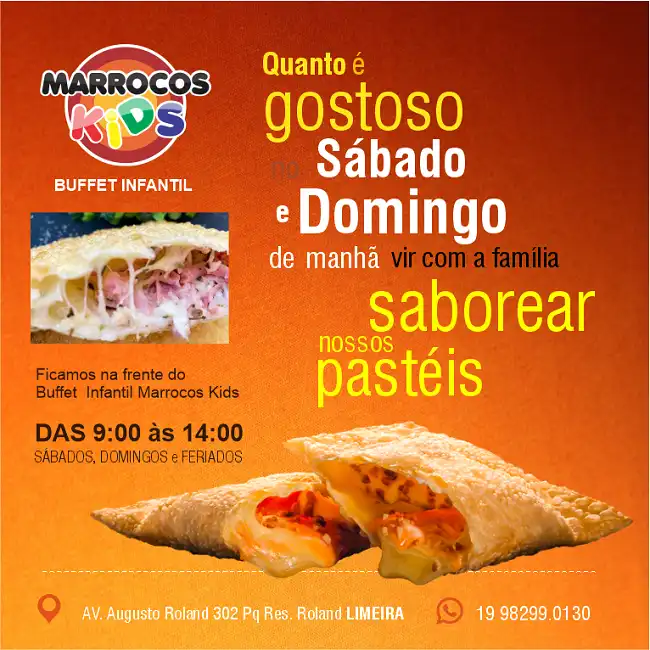 Propaganda Pastel de Feira
