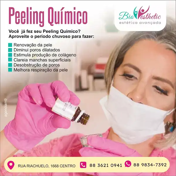 
Propaganda Peeling Químico Tratamento Estético



