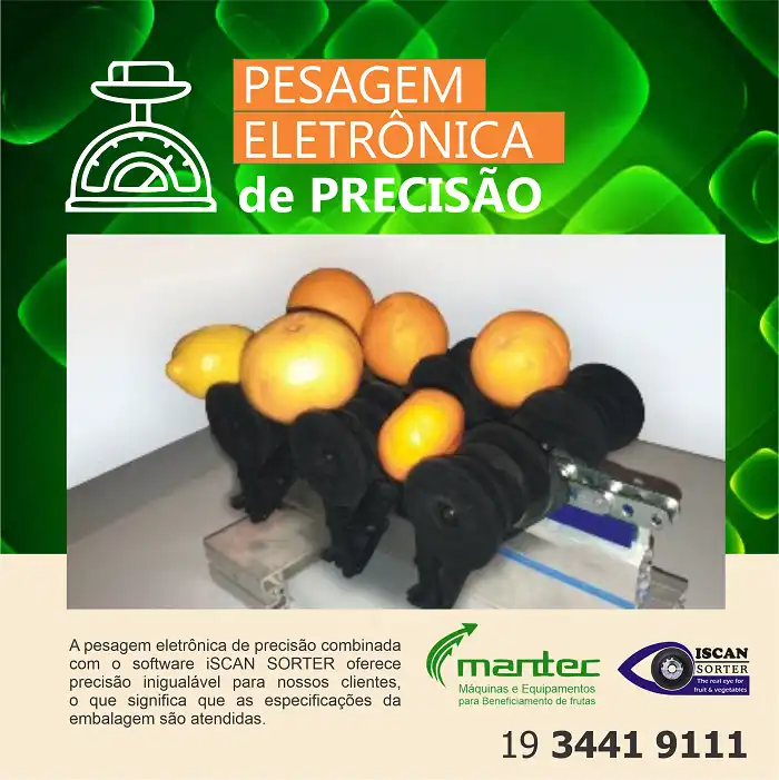 Propaganda Pesagem Eletrônica de Precisão
