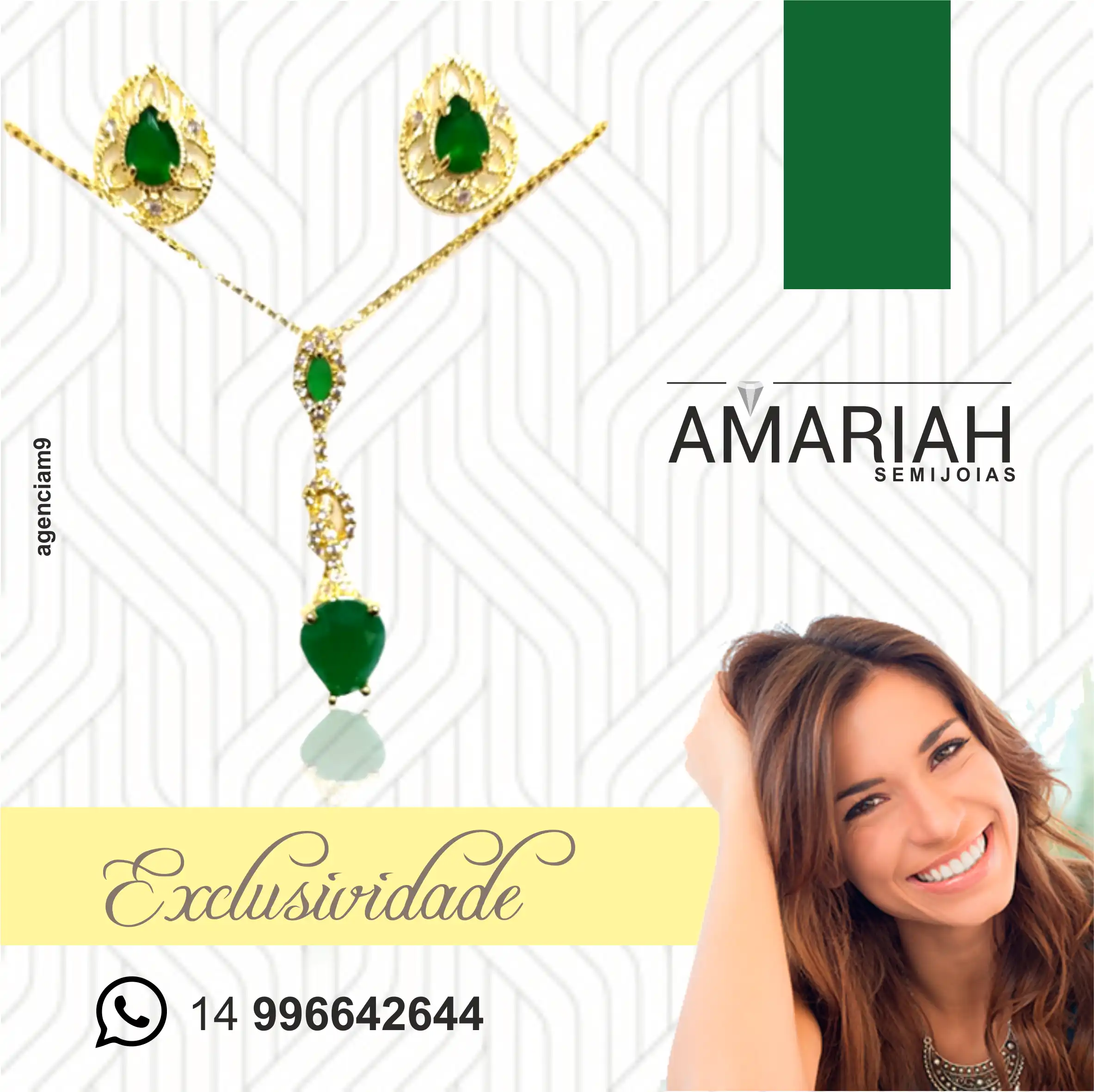 Propaganda Peça Exclusiva Semijoia
