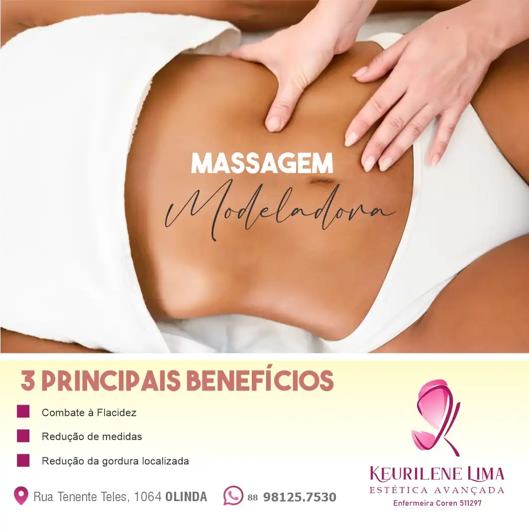 
Propaganda Post 3 Principais Benefícios da Massagem Modeladora Estética Corporal



