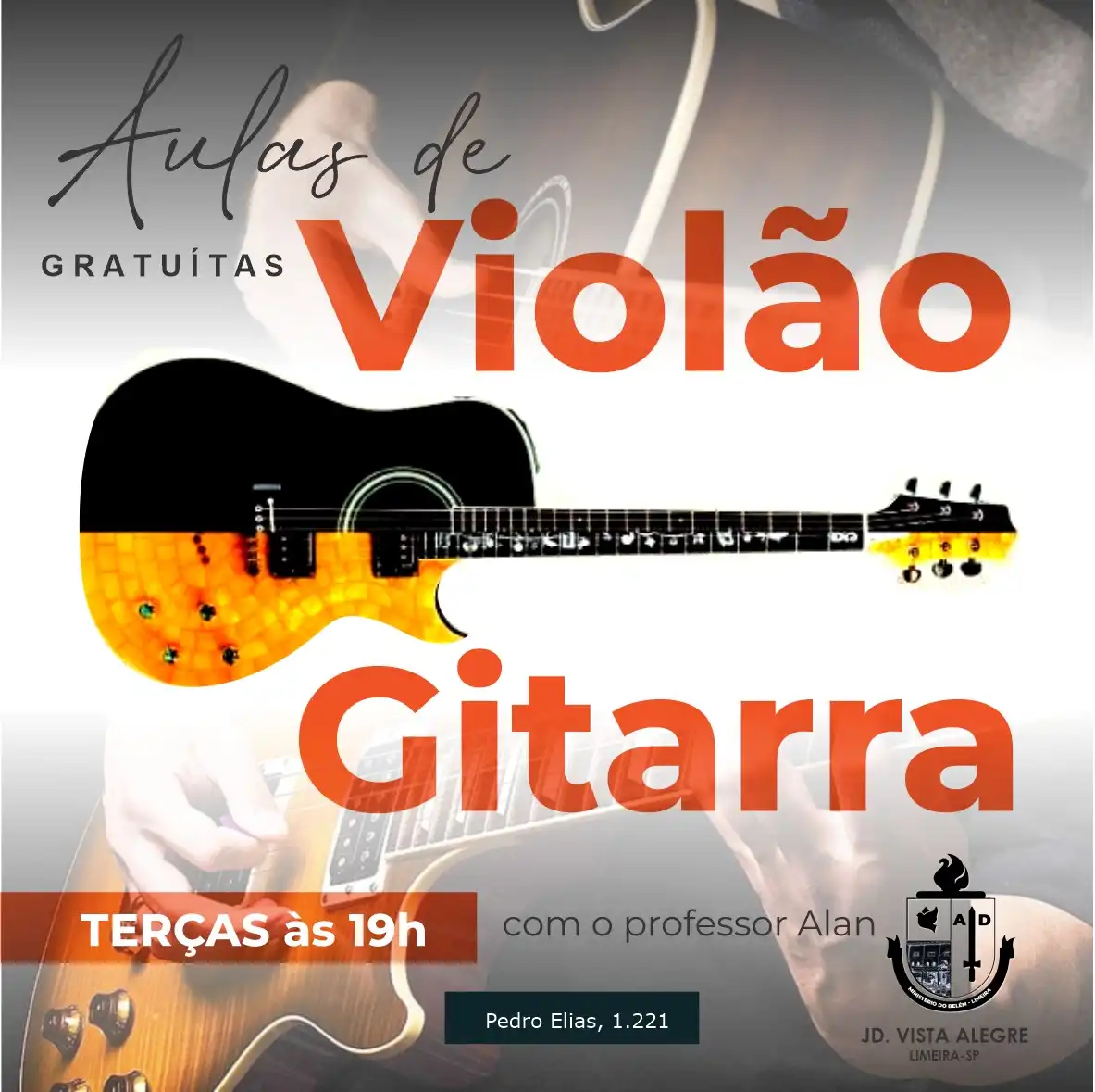 
Propaganda Post Aulas de Violão e Guitarra



