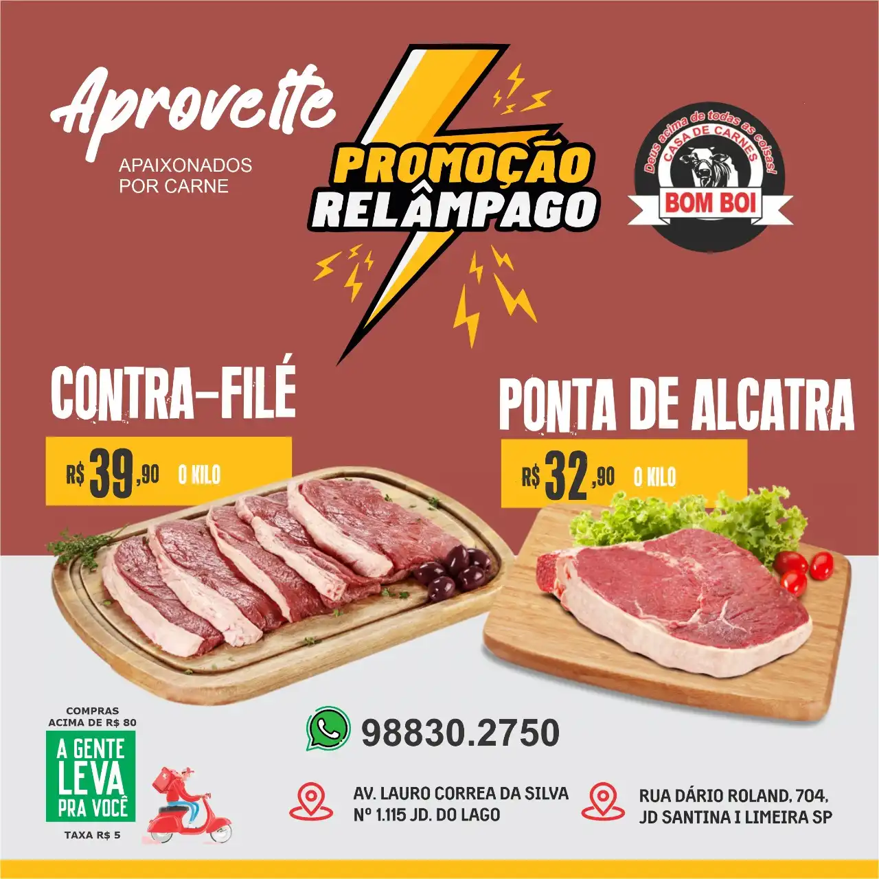 
Propaganda Post Contra Filé e Ponta de Alcatra



