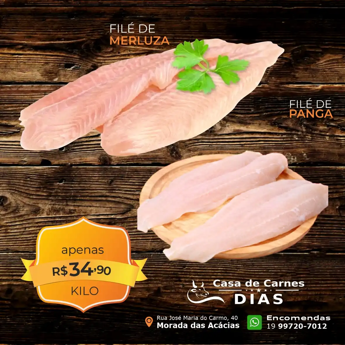 
Propaganda Post Filé de Merluza e Panca



