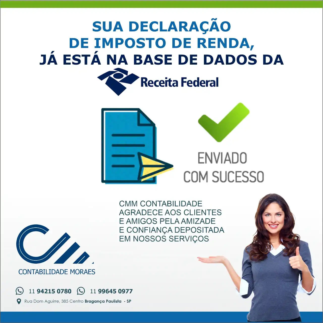 
Propaganda Post Imposto de Renda Receita Federal



