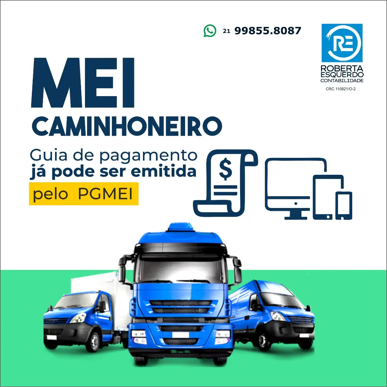 
Propaganda Post Mei Caminhoneiro pagamento PGMEI



