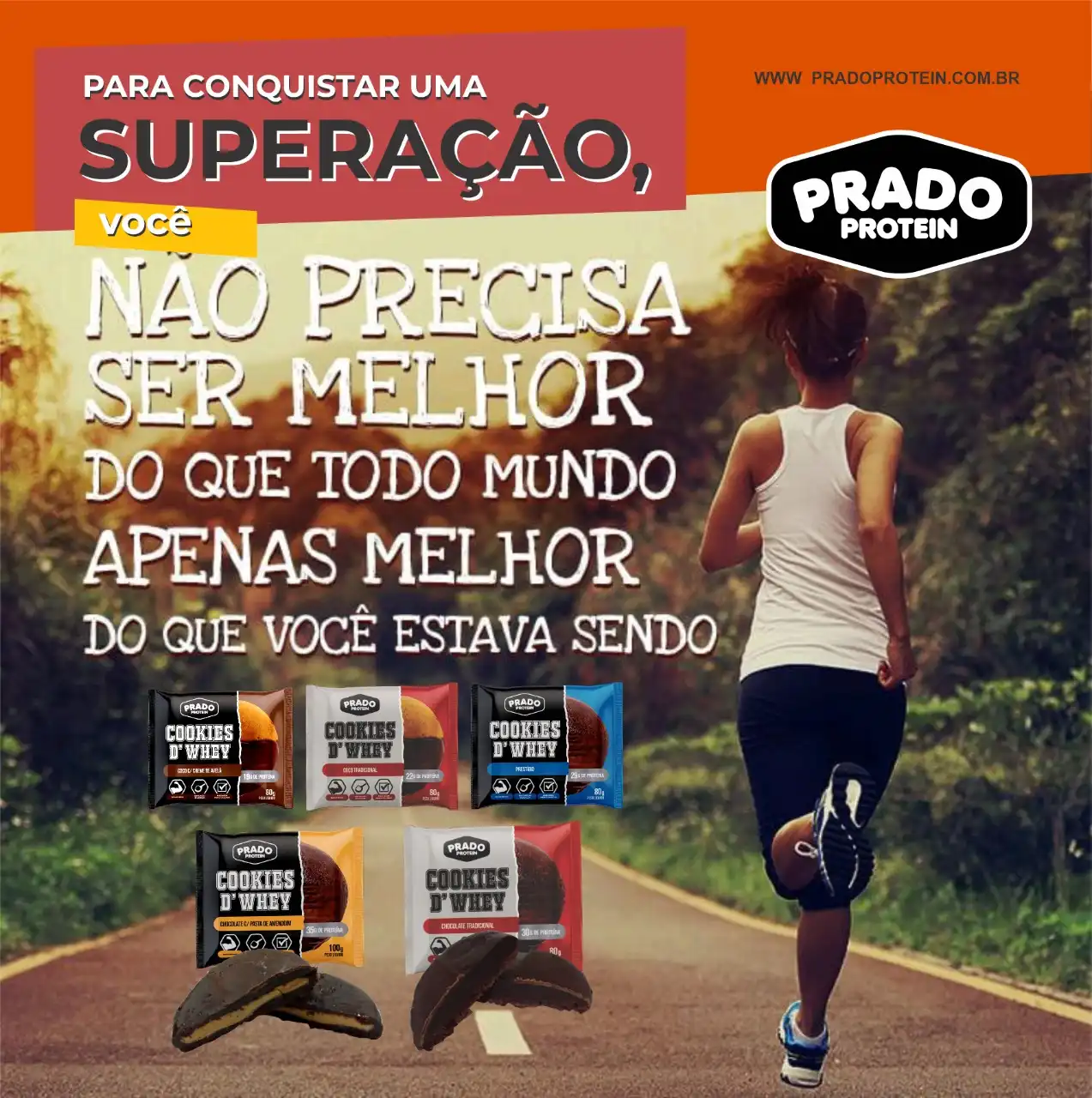 
Propaganda Post Nutrição Frase de Superação



