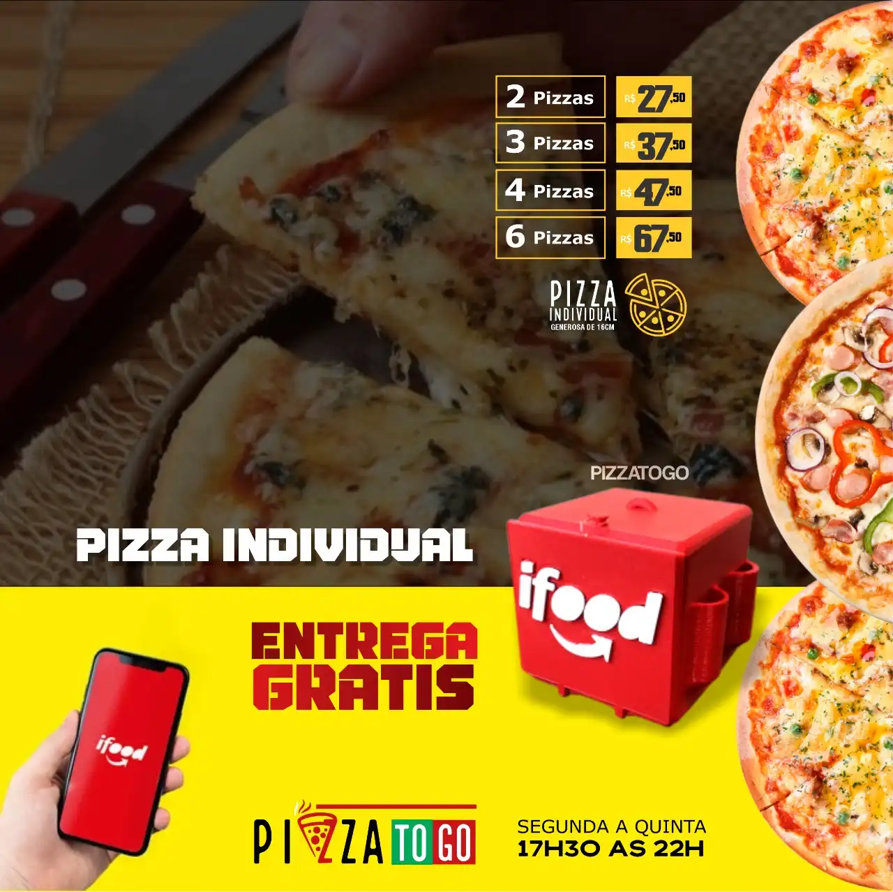 
Propaganda Post Pizza Brotinho Promoção




