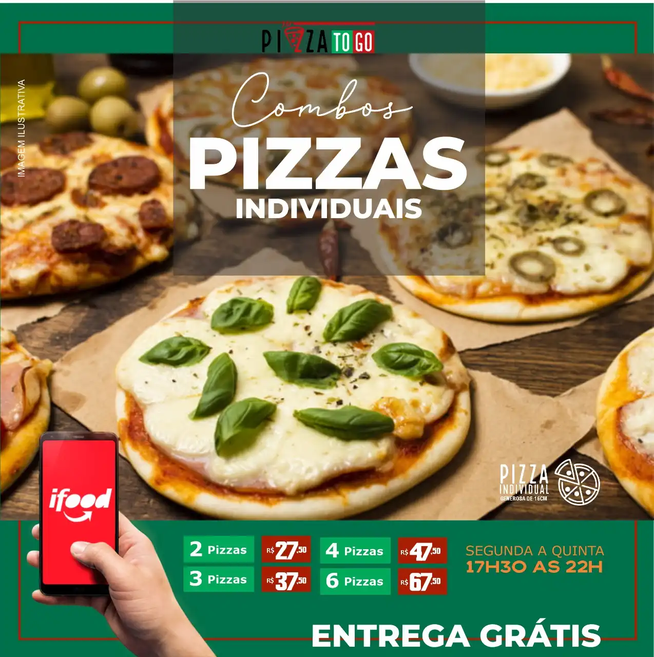 
Propaganda Post combo de Pizzas Brotinho



