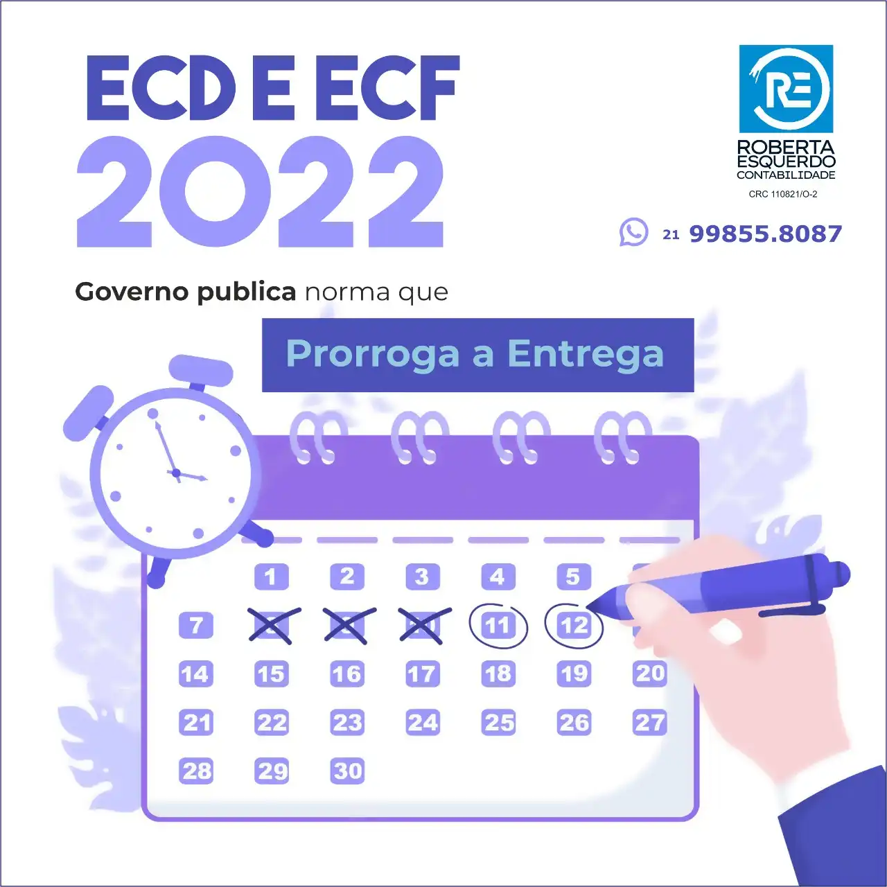 
Propaganda Post sobre ECD e ECF para Escritório de Contabilidade




