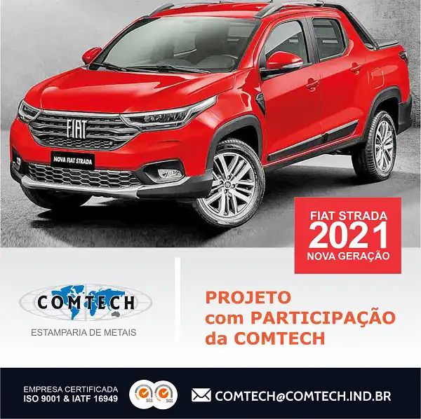 
Propaganda Projeto Fiat Strada 2021 Estamparia de Metais



