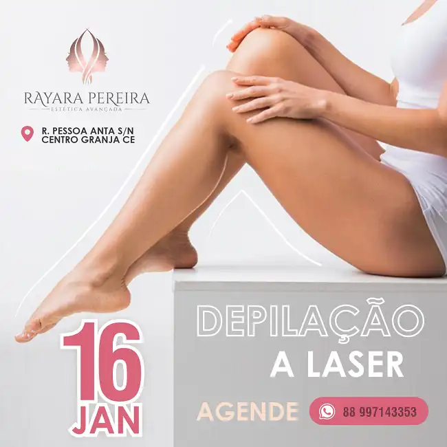 Propaganda Promoção de Depilação a Laser
