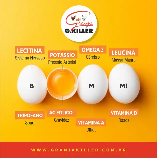 Propaganda Proteínas do Ovo
