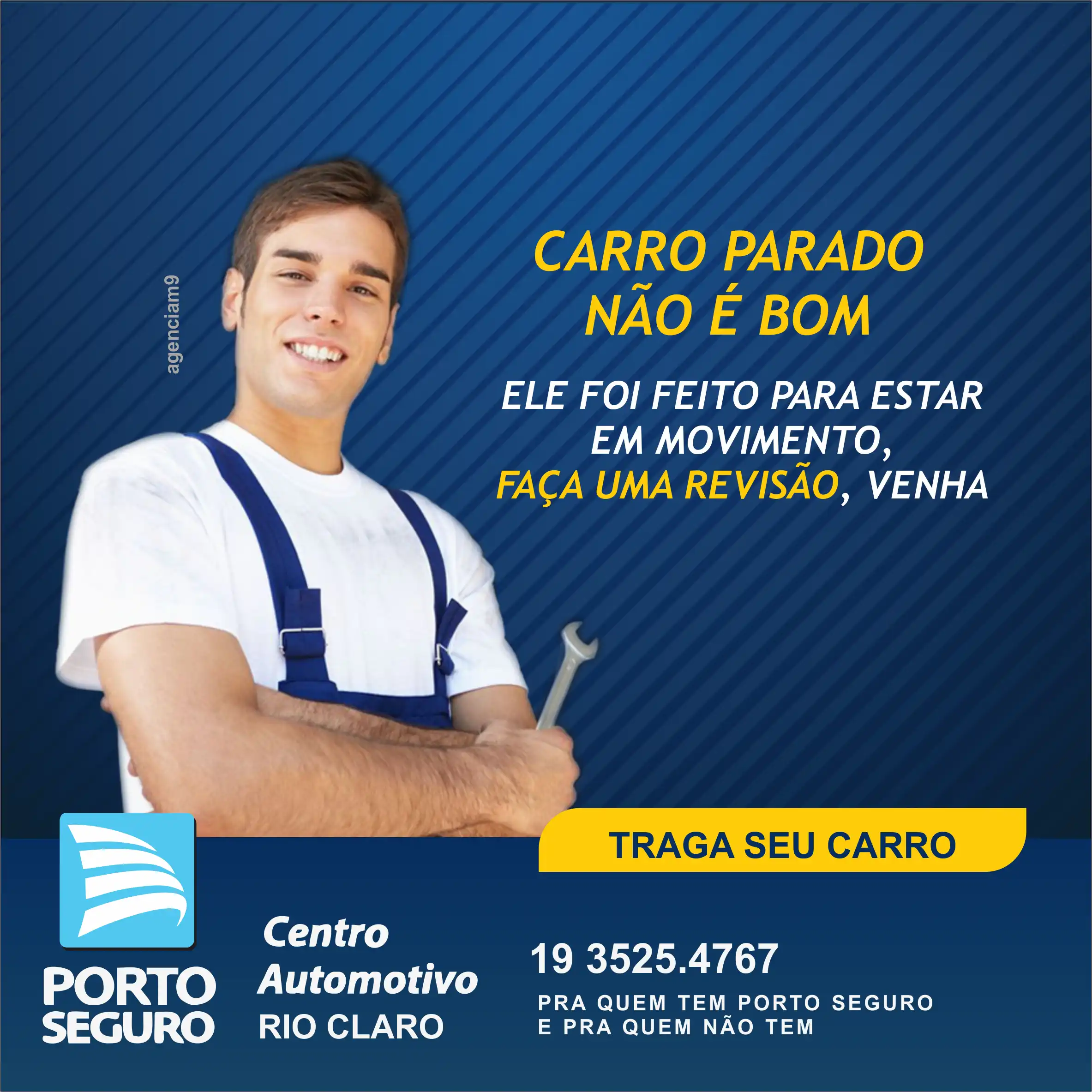 Propaganda Revisão e Manutenção de Carros Leves e Pesados
