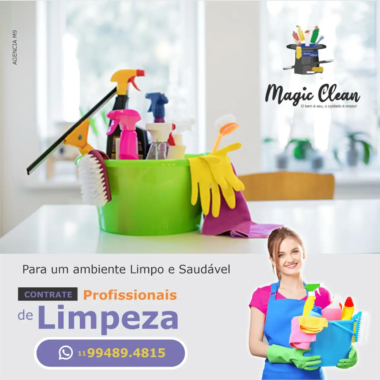 
Propaganda Serviço de Limpeza Residencial por empresa de Profissional de Limpeza



