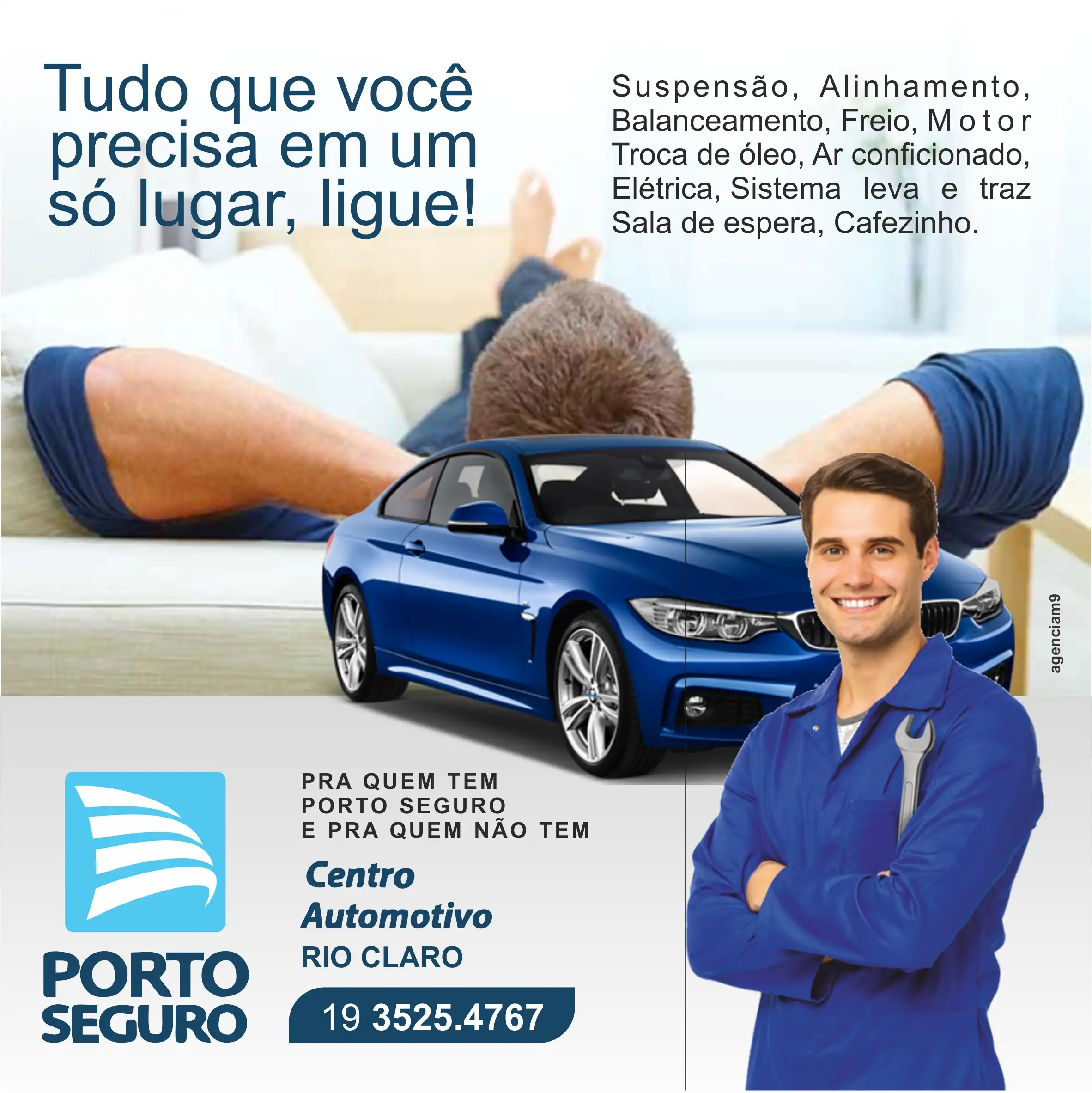 Propaganda Serviços Completos de Centro Automotivo
