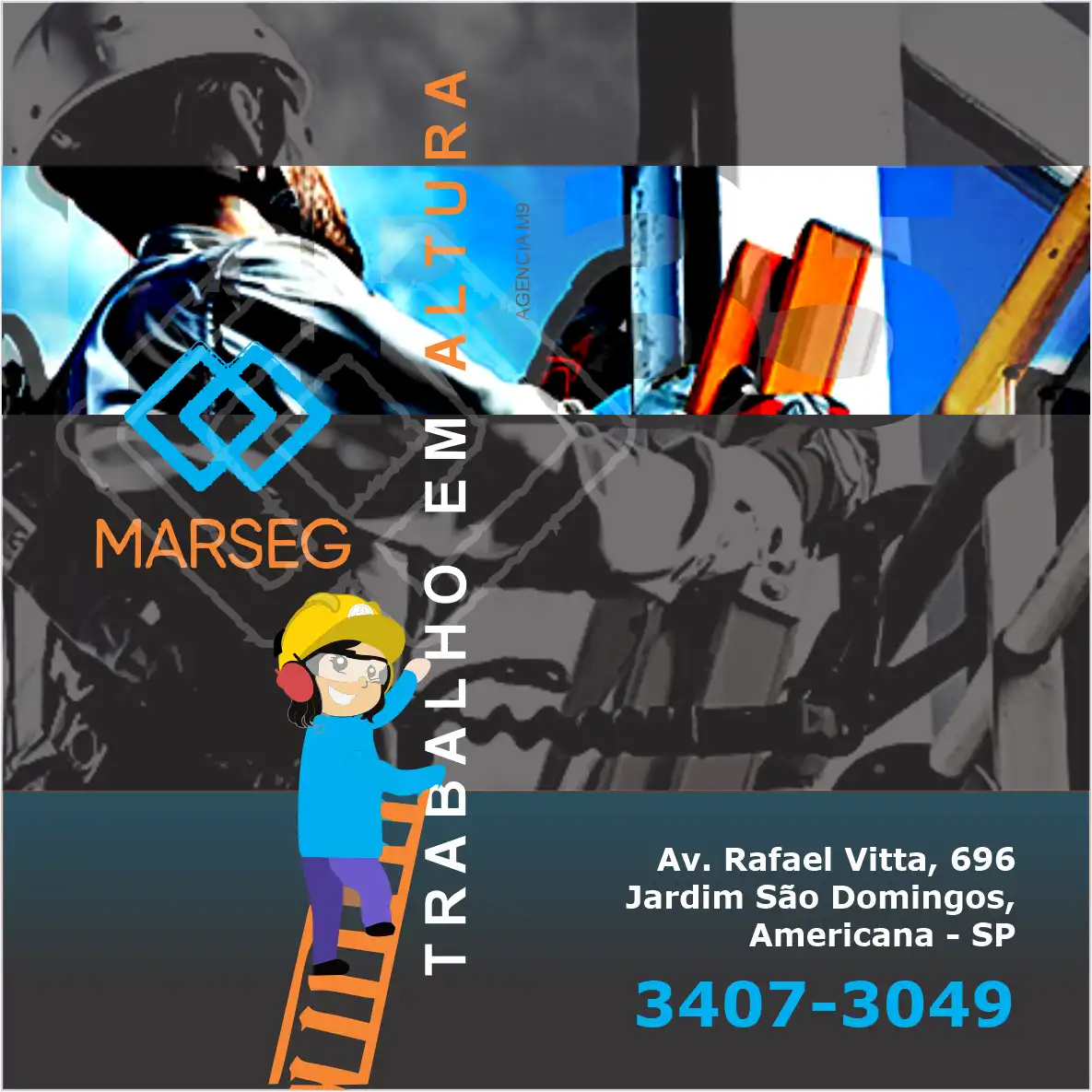 Propaganda Trabalho em Altura
