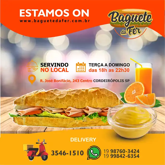 Propaganda Trailler de Lanche na Baguete
