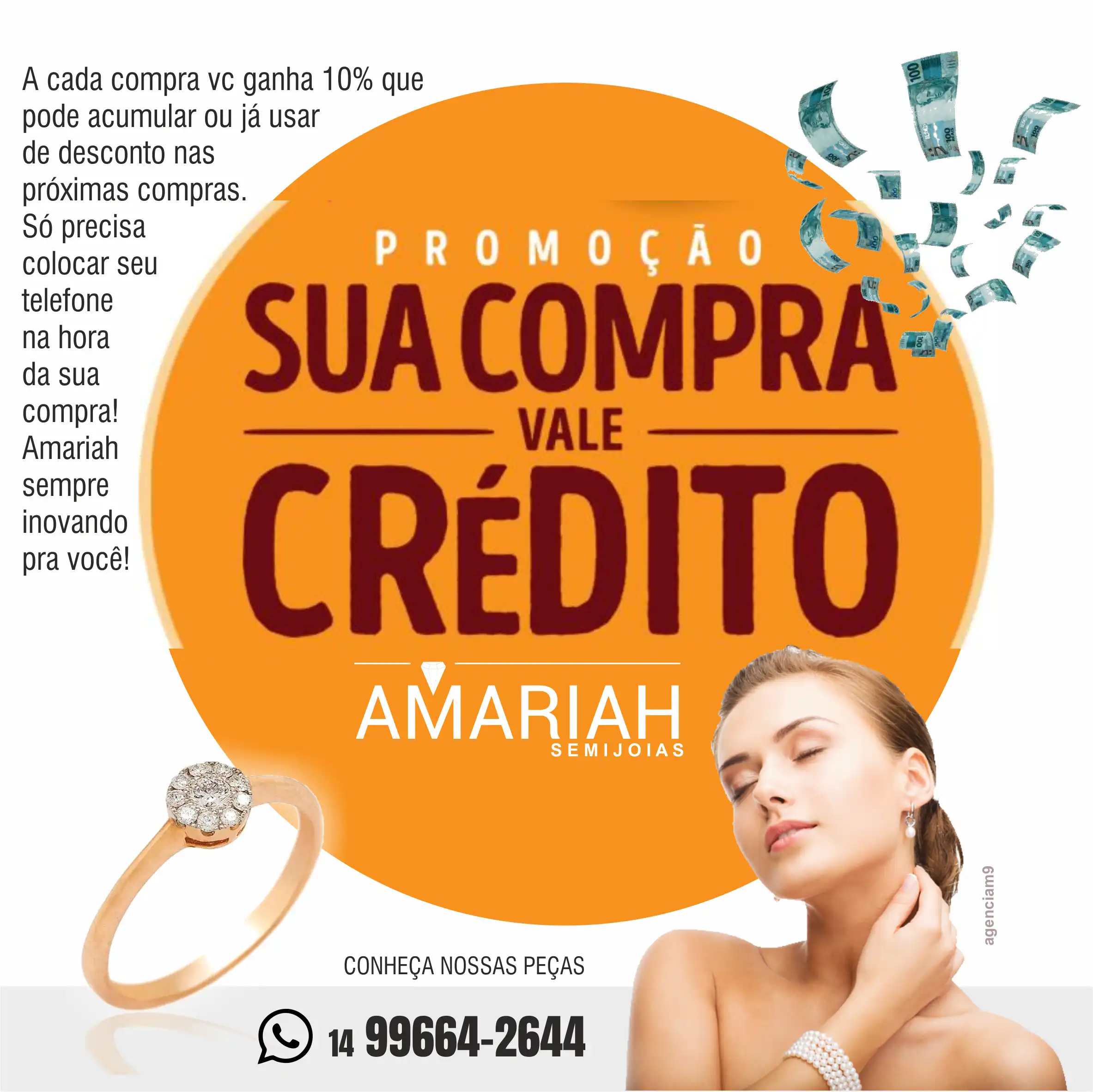 Propaganda Vale Compras Loja de Joias e Semijoias
