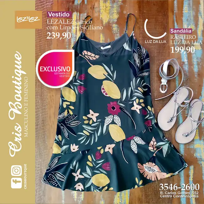 Propaganda Vestido Florido
