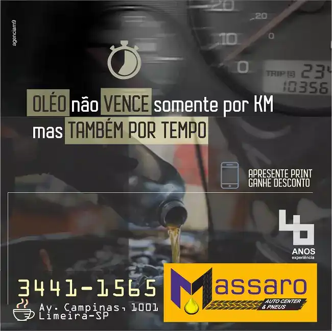 Propaganda com Posicionamento de Marca criado para Centro Automotivo e Loja de Pneus de Limeira
