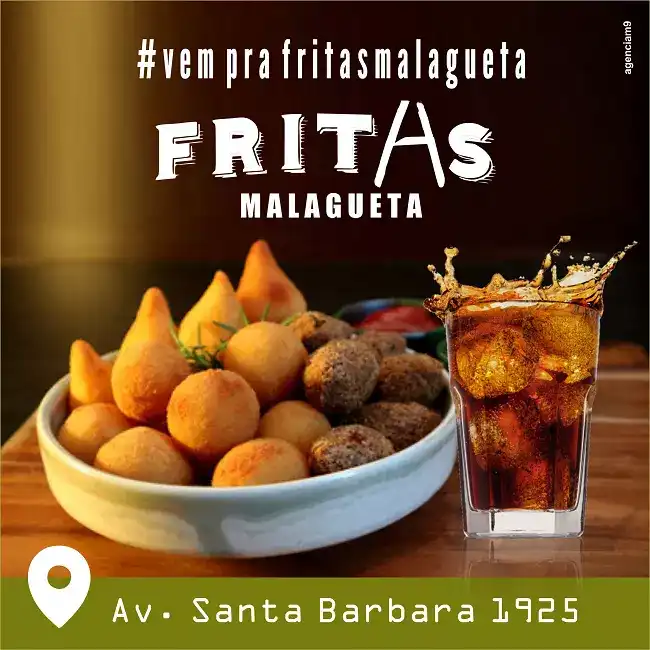 Propaganda criada para Posicionamento de Marca e Local de Salgaderia e Quiberia
