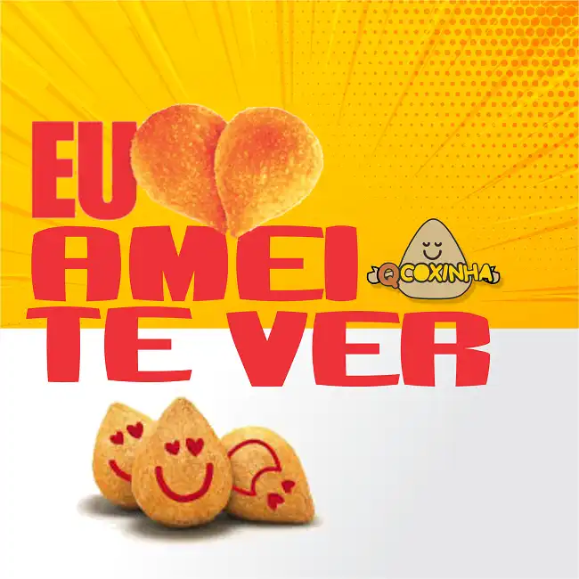 Propaganda criativa de Mini Coxinha
