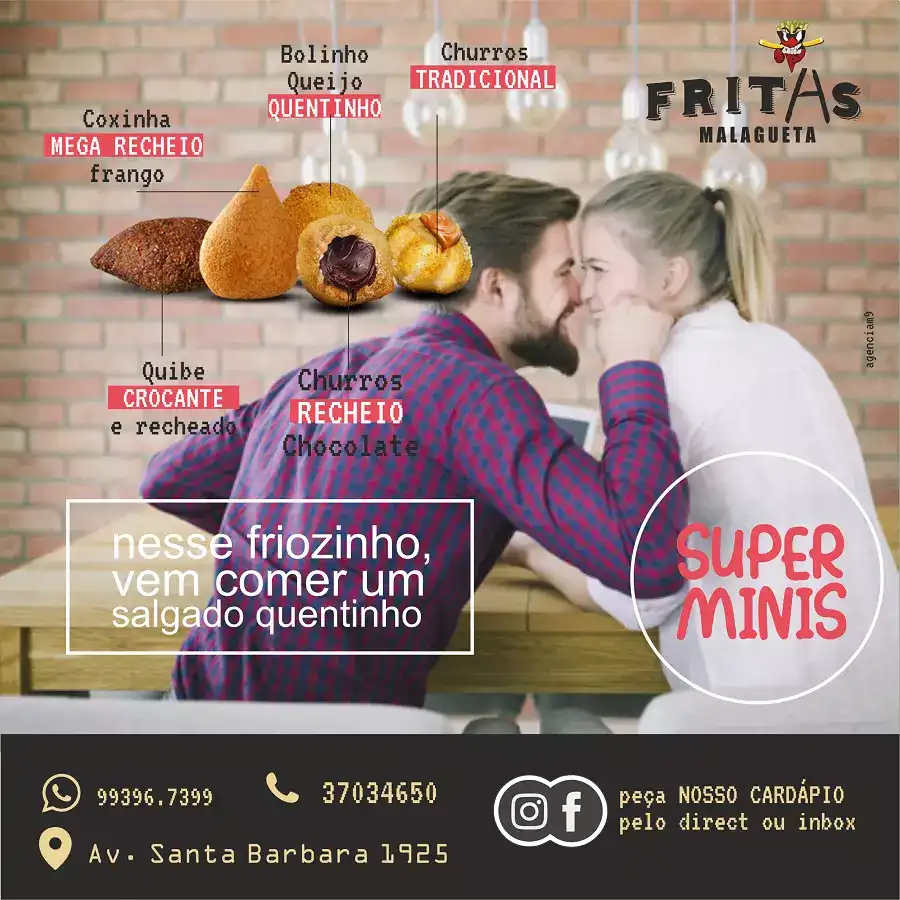 Propaganda criativa sobre frio criada para Lanchonete
