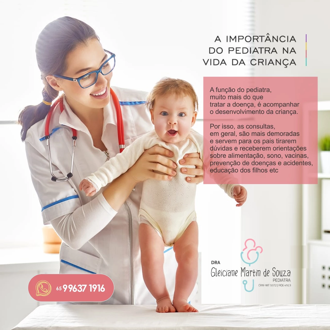 
Propaganda para Clínica Pediátrica Importância do Pediatra na vida da Criança



