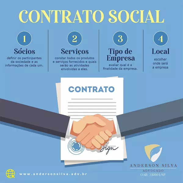 Layout Propaganda para Escritório de Advocacia sobre Contrato Social