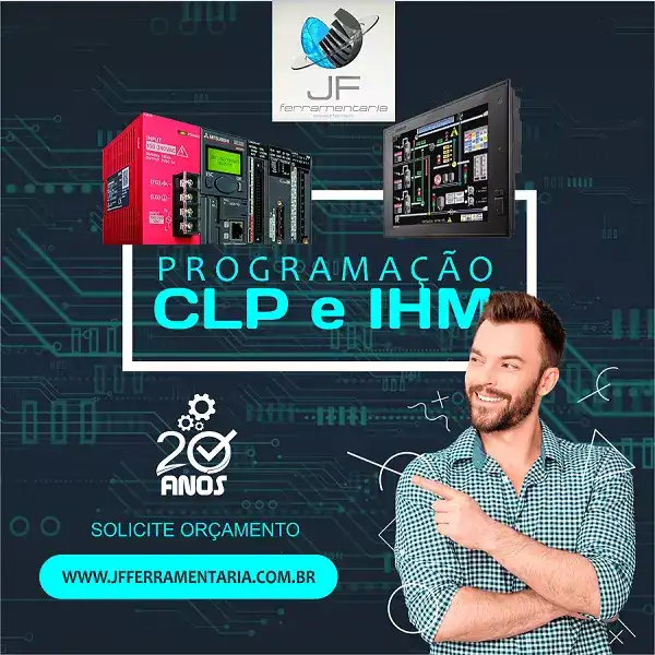 Propaganda para Instagram sobre Programação CLP e IHM
