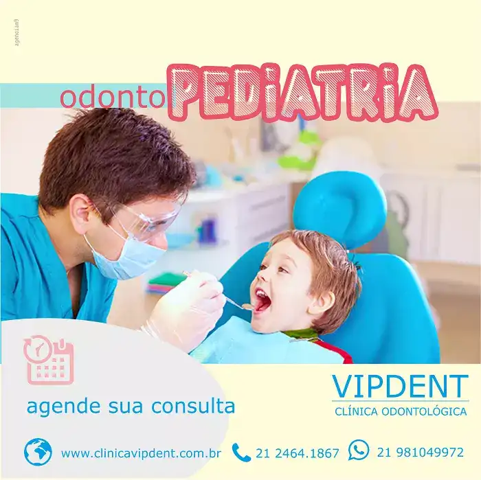 Propaganda sobre Odontopediatria criada para Clínica de Odontologia do Rio de Janeiro
