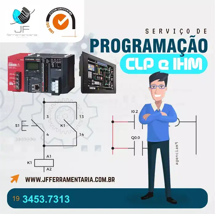Propaganda sobre Serviço de Programação CLP e IHM
